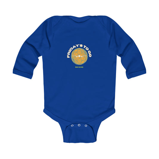Friday's To Go Infant Long Sleeve Bodysuit