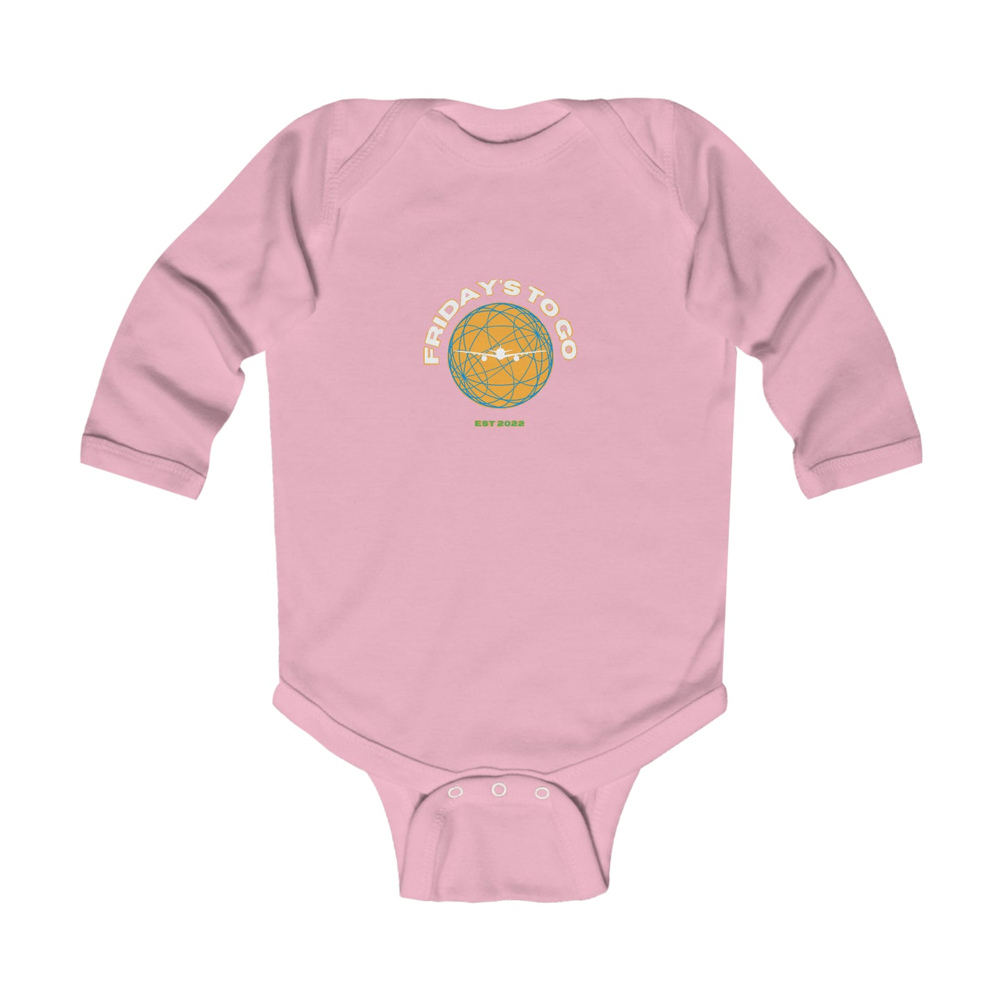 Friday's To Go Infant Long Sleeve Bodysuit
