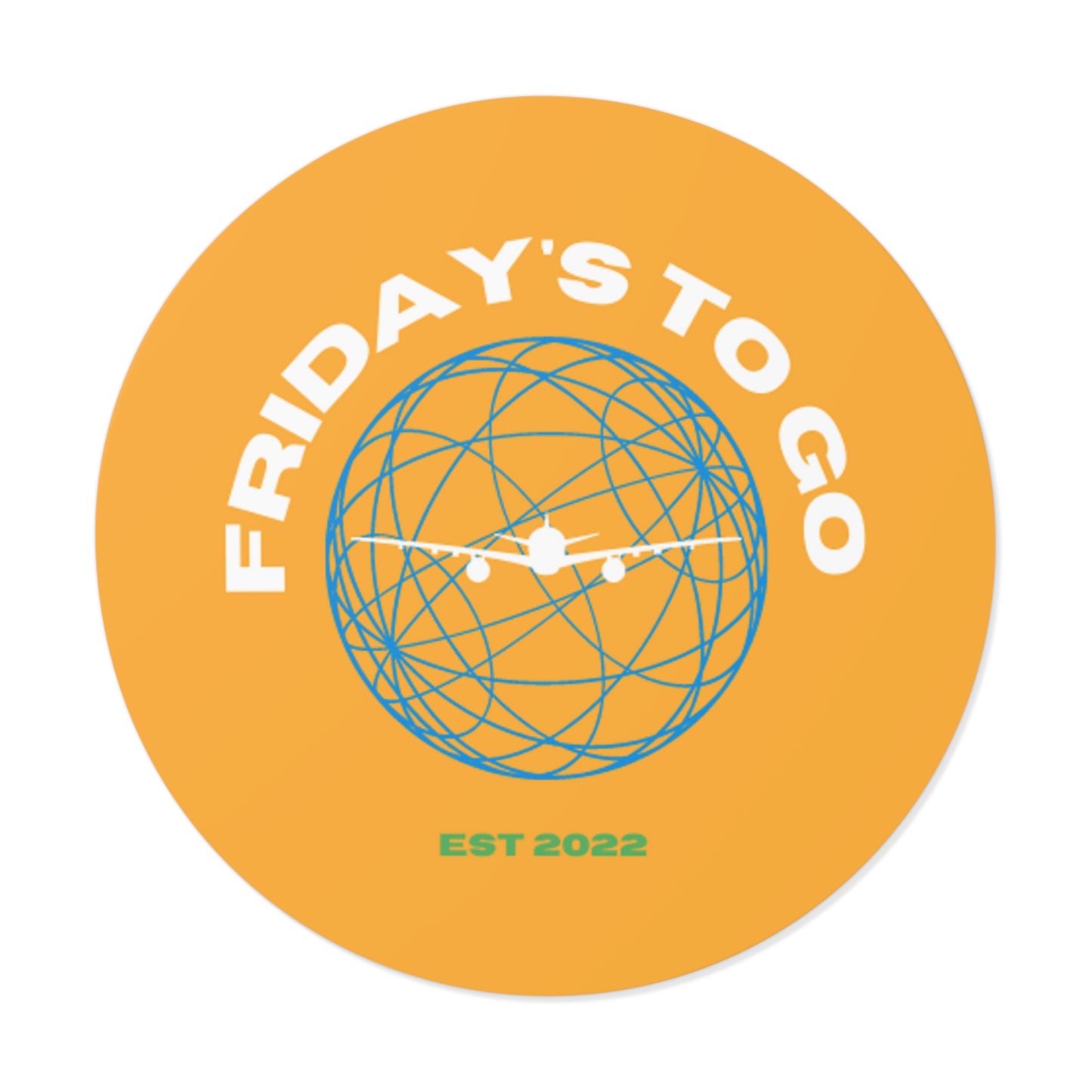 Friday's To Go Vinyl Stickers