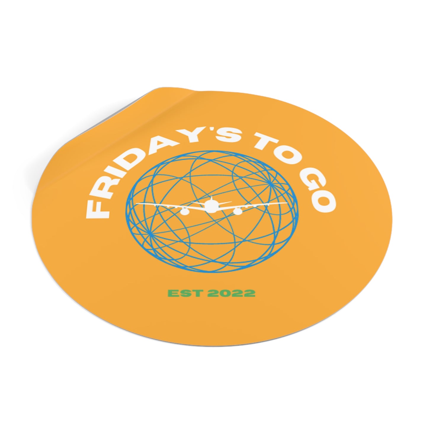 Friday's To Go Vinyl Stickers