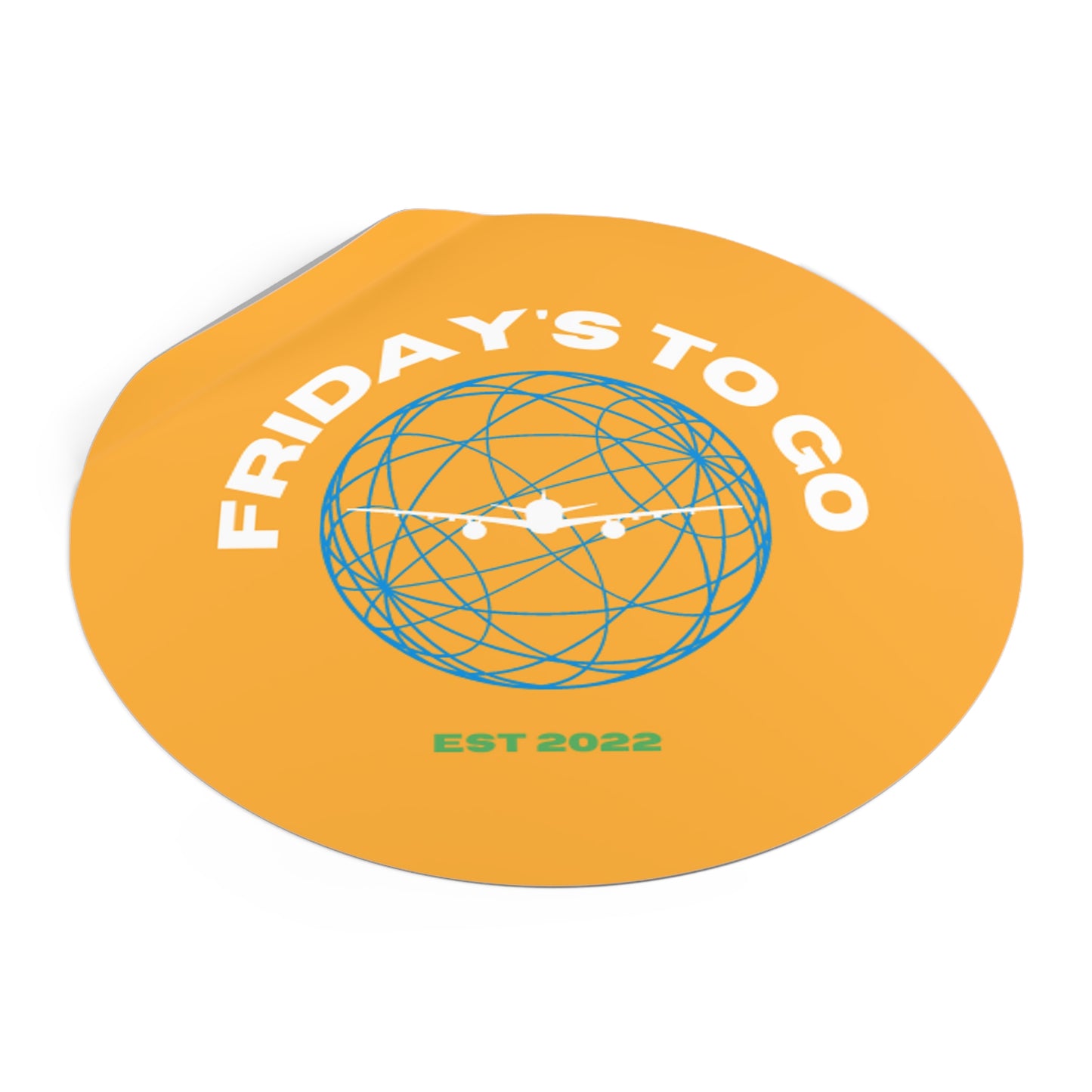 Friday's To Go Vinyl Stickers