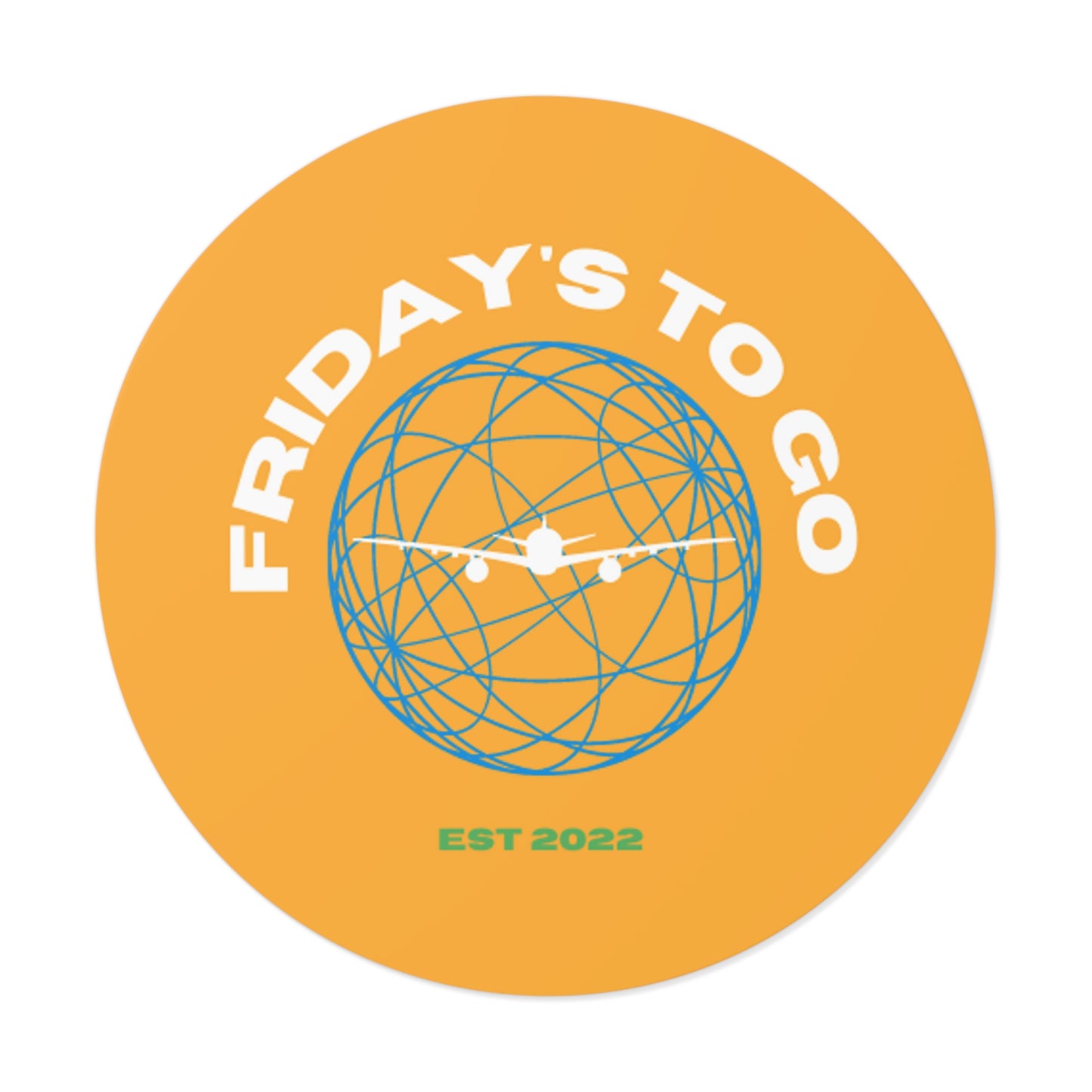 Friday's To Go Vinyl Stickers