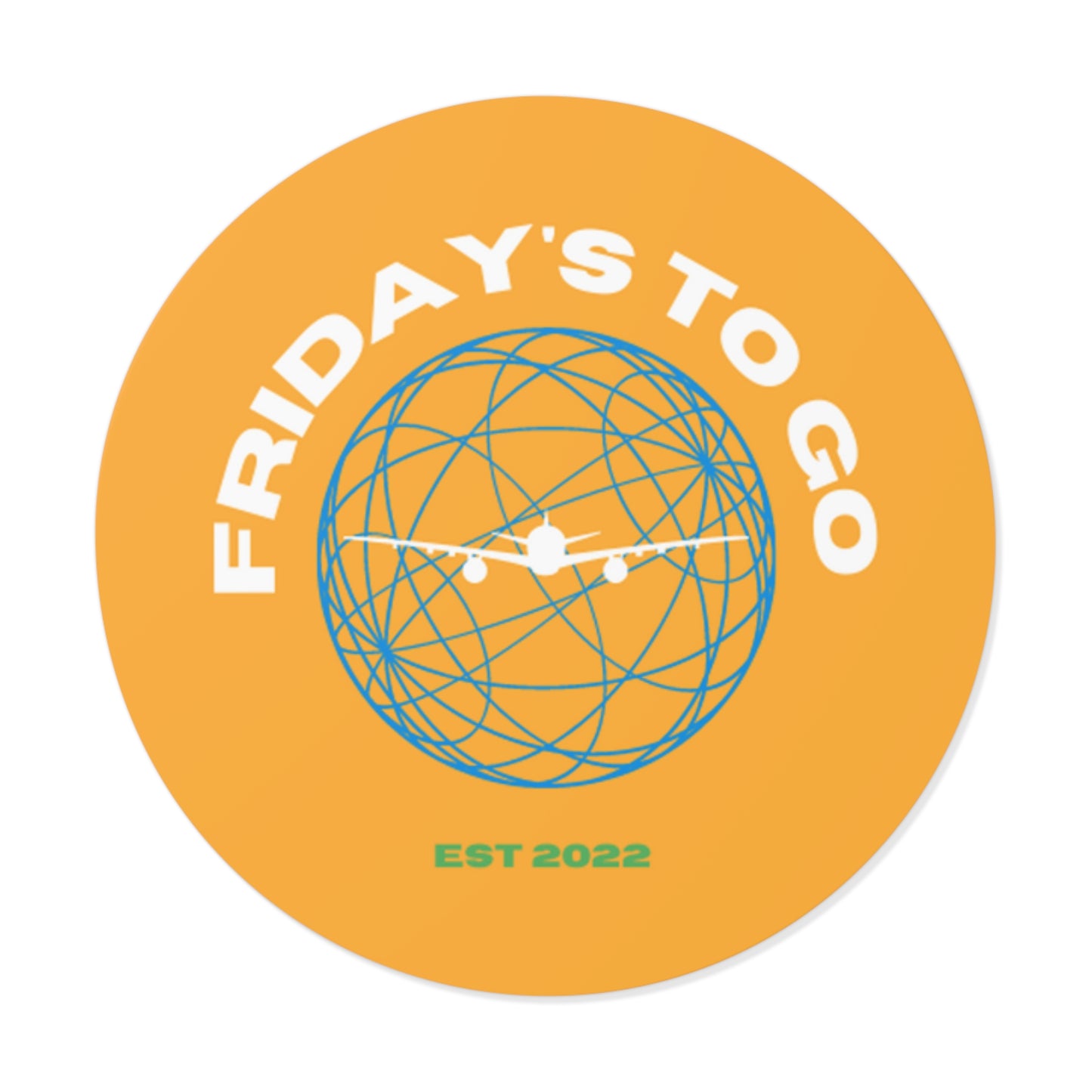 Friday's To Go Vinyl Stickers