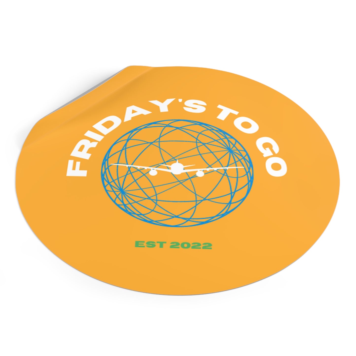 Friday's To Go Vinyl Stickers