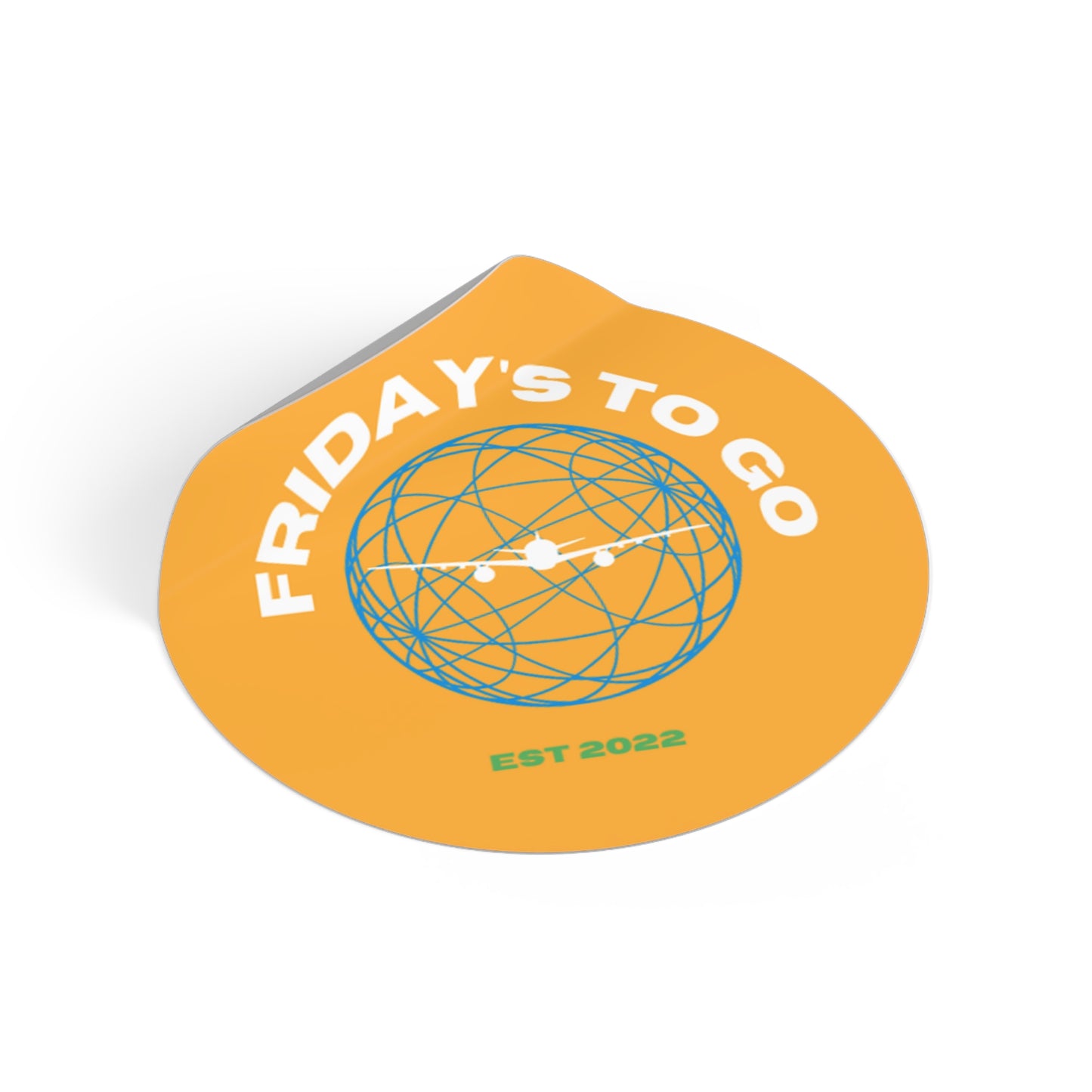 Friday's To Go Vinyl Stickers