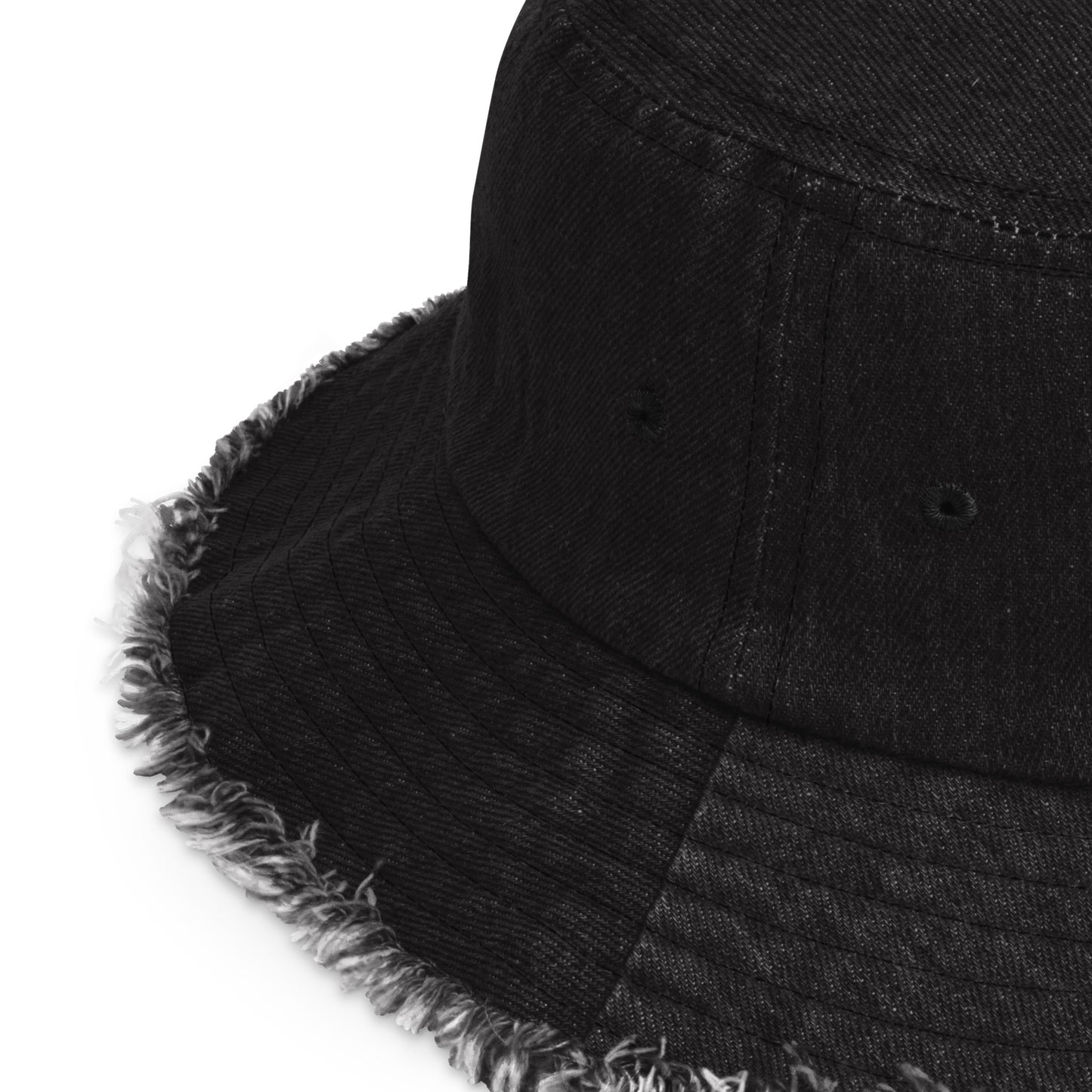 FTG Freight Distressed Denim Bucket Hat